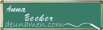 Anna Becker Visitenkarte